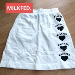ミルクフェド　MILKFED.　スウェット　スカート　ポケット付き　匿名配送　Мのサムネイル