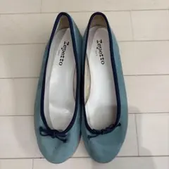 repetto フラットシューズ 10 青