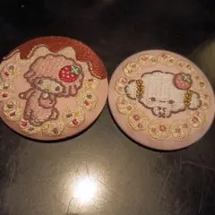 サンリオ 刺繍缶バッジ 2個セット マイスィートピアノこぎみゅん