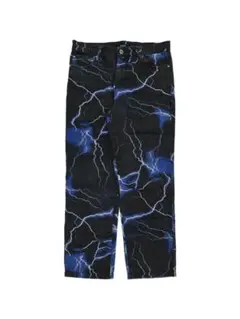 Jaded London ヒョウ柄 ワイドレッグデニムパンツ ケンタウロス健太