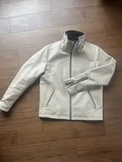 AZUL by moussyライトベージュフェイクレザージャケット