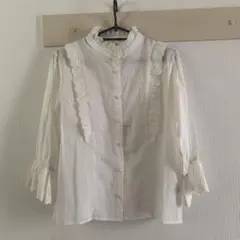 AS KNOW AS PINKY レースブラウス　シャツ