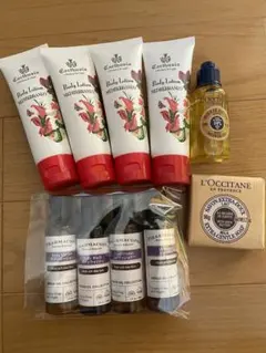 ロクシタン、カルトゥージャ、アメニティ多数