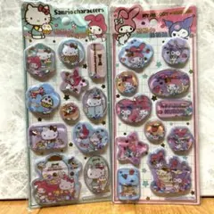 2枚セット　サンリオ正規品　海外限定　ウォーターシール　クロミ　キティ　マイメロ