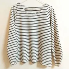 anysis 長袖ボーダーカットソー