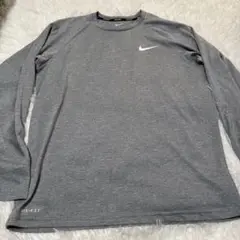 Nike Dri-FIT グレー 長袖Tシャツ S