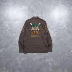【schott】Open collar L/S rayon shirtのサムネイル
