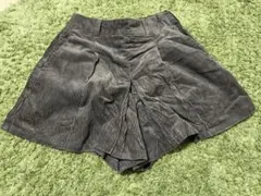 GU コーデュロイショートパンツ S グレー