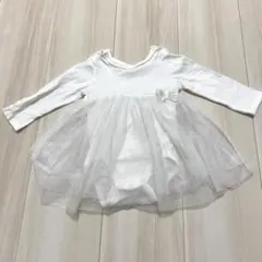 H&M ベビードレス　チュールロンパース　セレモニードレス