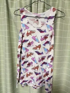 UNIQLO SPRZ NY タンクトップ　ハイヒール柄　サイズMのサムネイル