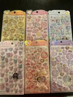 正規品　うるちゅるポップシール　サンリオ　ベビー　6点セット