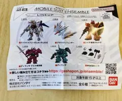 未使用機動戦士ガンダムモビルスーツアンサンブルPART28190MS武器セット