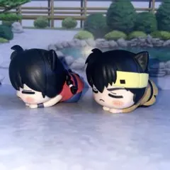 らんま1/2 早乙女乱馬 響良牙 おひるねこ ミニフィギュア