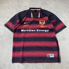 90-00s nike ラガーシャツ ユニフォーム 半袖シャツ 古着 体感XL