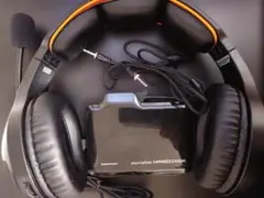 【ジャンク品】ポータブルHDD 500GB ＆ ゲーミングヘッドセット　セット