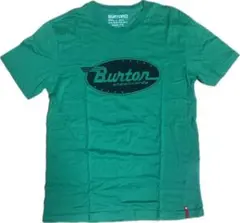 BURTON バートン ロゴ 半袖Tシャツ M グリーン スノーボードのサムネイル