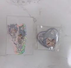 あんスタ ナンジャコラボ ステッカー 缶バッジ 月永レオ - メルカリ