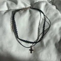 クロスチャーム チョーカー アンド ネックレス jk