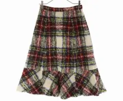 トリコ コムデギャルソン ロング プリーツスカート タータンチェック COMME des GARCONS（チェック ・ ロングスカート）のフリマアイテム一覧