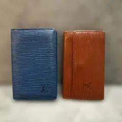 LOUIS VUITTON 青 茶色 キーケース エピ まとめ売り