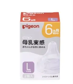 Pigeon ピジョン 母乳実感 乳首6ヵ月 Ｌサイズ