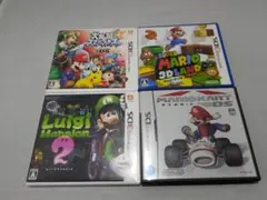 【訳あり】 3DS+DSソフト4本セット 任天堂