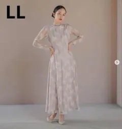 kaene カエン オールレースメロウワンピース LL 結婚式 ドレス 42