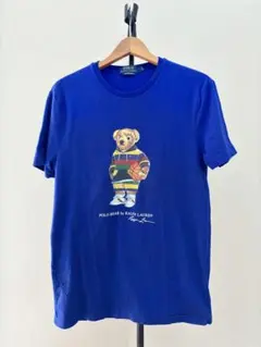 Polo Bear Tシャツ M 青　美品