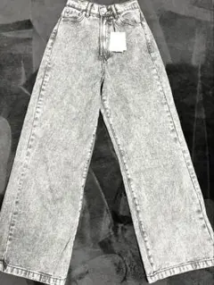 【新品】GRL グレー ワイドデニムパンツ