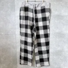 George ジョージ チェック柄 イージーパンツ 4L 5L ゆるだぼ