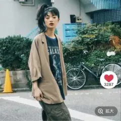 niko and. MODE NORM CORE ジョーゼットルーズジャケットのサムネイル