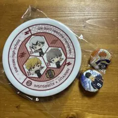 くら寿司　ハイキュー　お皿　缶バッジ