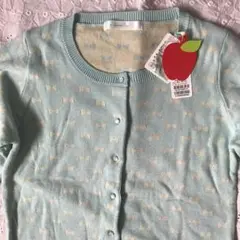 フランシュリッペ　リボン　カーディガン　ミント＊ミルク