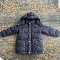 【Ralph Lauren ネイビー ダウンコート】100cm