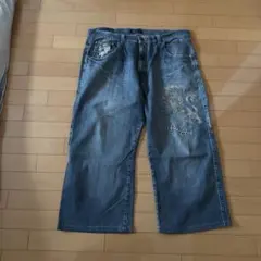 Sean John デニムパンツ ライオン刺繍 ワイドのサムネイル