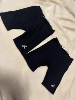 agnis b. 黒 ショートパンツ 2枚 サイズ1のサムネイル