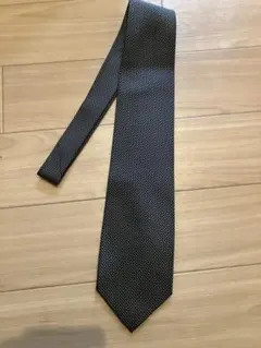 COMME CA DU MODE MEN ネクタイシックな黒ベース織　日本製