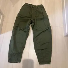 Lee オリーブグリーン プリーツロングパンツ 100cm以上