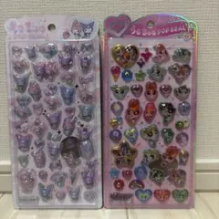 うるちゅるポップシール マイメロディ クロミ パワーパフガールズ 2枚セット