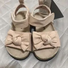 futafuta 附蝴蝶結嬰兒涼鞋 16.0cm