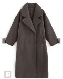 リングフェイクウールダブルチェスターコート
