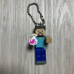 マインクラフト　スイングマスコット　　スティーブ　マイクラ　ガチャ