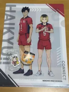 ハイキュー!! めじるしチャーム＆ファイル 孤爪研磨 くら寿司 ビッくらポン