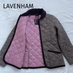 【コラボ商品】LAVENHAM＊ラベンハム＊キルティングジャケット＊ベージュ＊S