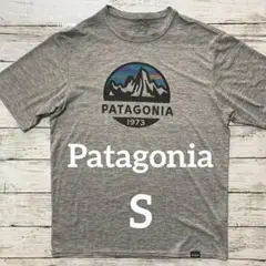 パタゴニア メンズ S キャプリーン クールデイリー Tシャツ グレー FZSE