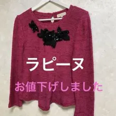 ラピーヌスパンコール刺繍セーターのサムネイル