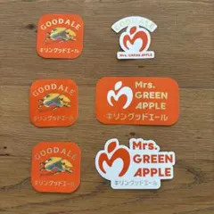 Mrs. GREEN APPLE ステッカー6枚セット
