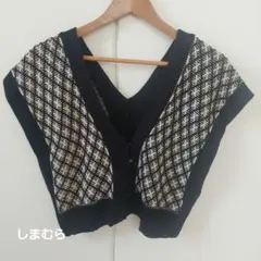 ★試着のみ★ニットベスト Vネック　M