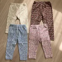 花柄ベビーレギンス4点セット 80cm、90cm ユニクロ