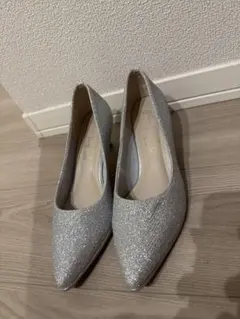 グリッターパンプス ラメ 5センチパンプス